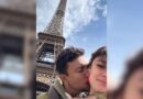 Xamã e Sophie Charlotte posam em clima de romance em Paris