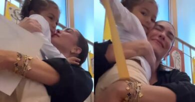 Lore Improta chora ao ganhar homenagem de Liz na escola: “Parece que foi ontem que ela nasceu”