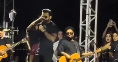 VÍDEO: Cantor Pablo interrompe show no Piauí após mulher lançar objetos no palco
