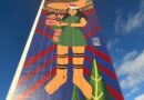 Maior arte vertical realizada em Salvador é entregue por artista indígena Yacunã Tuxá