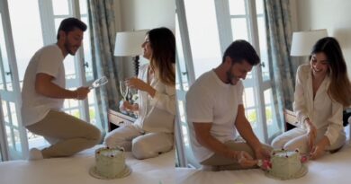 Camila Queiroz e Klebber Toledo anunciam sexo de primeiro bebê