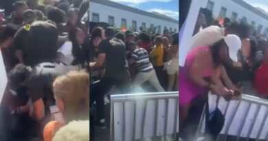 VÍDEO: Queda de grade de contenção em gravação do Saiddy Bamba em Salvador gera confusão; equipe esclarece ocorrido