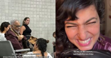 VÍDEO: Sanfoneira baiana detalhe encontra com Gilberto Gil em aeroporto no Rio de Janeiro