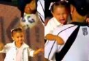 VÍDEO: Filha de Neymar leva bolada no rosto durante jogo do Santos e deixa gramado aos prantos