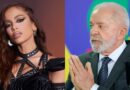 Anitta faz apelo para que Lula indique uma mulher para vaga de Barroso no STF