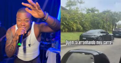 VÍDEO: Escandurras descobre responsável por arranhões em carro avaliado em mais de R$ 1 mi em condomínio de Salvador