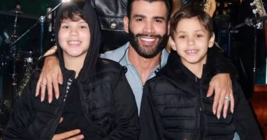 Gusttavo Lima diz que sonho dos filhos é andar de transporte público: “Só andaram de jato até hoje”