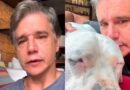 Márcio Garcia chora ao anunciar morte de cachorro após diagnostico de câncer: “Não resistiu”