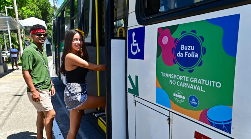 Prefeitura lança o ‘Buzu da Folia’, nova linha gratuita para o Carnaval de Salvador