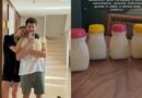 Após nascimento da filha, Camila Queiroz reforça importância de doação de leite materno