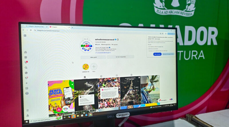 Perfis oficiais da Prefeitura no carnaval 2026