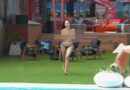 BBB26: Jordana pula na piscina de topless e comemora retorno do Paredão: ‘Obrigada, Brasil’