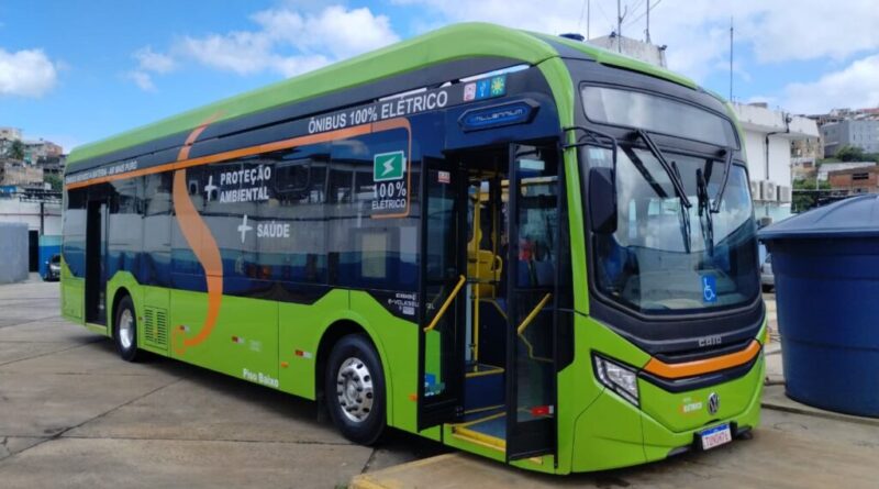 BRT Salvador recebe novo modelo de ônibus elétrico para testes a partir desta quarta-feira (11)