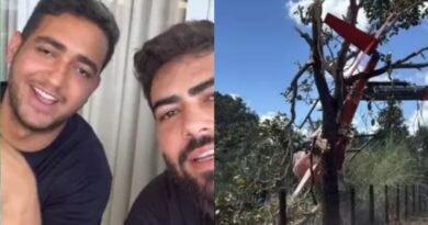 Henrique e Juliano tranquilizam fãs após acidente envolvendo pai da dupla e helicóptero