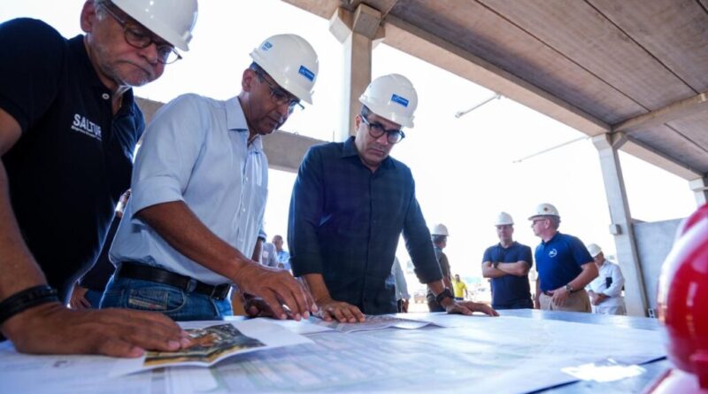 Prefeito Bruno Reis vistoria obras da Arena Multiuso e prevê entrega do equipamento para outubro