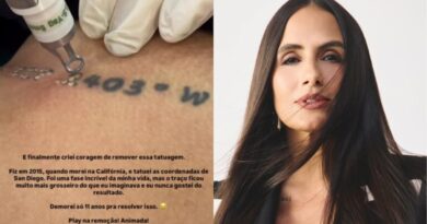 Carol Peixinho compartilha processo de remoção de tatuagem