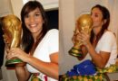 Ivete Sangalo entra no clima da Copa e posta fotos com a taça em apoio à Seleção
