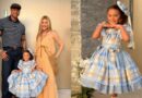 Após nascimento de segundo filho, Lore Improta e Leo Santana comparecem a festa junina de Liz