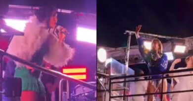 VÍDEO: Ivete Sangalo e Cláudia Leitte se cumprimentam durante micareta e fãs brincam: “A paz foi selada”