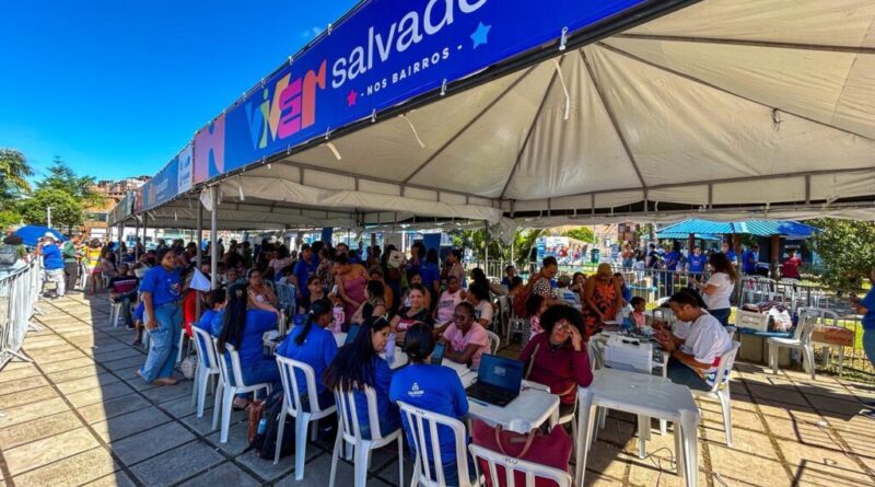 Viver Salvador nos Bairros supera 3 mil atendimentos e segue para nova edição nesta quarta (10) em Boa Vista de São Caetano