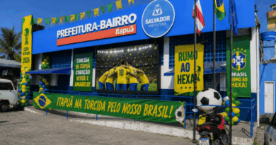 Itapuã terá telão para transmissão dos jogos do Brasil na Copa do Mundo  