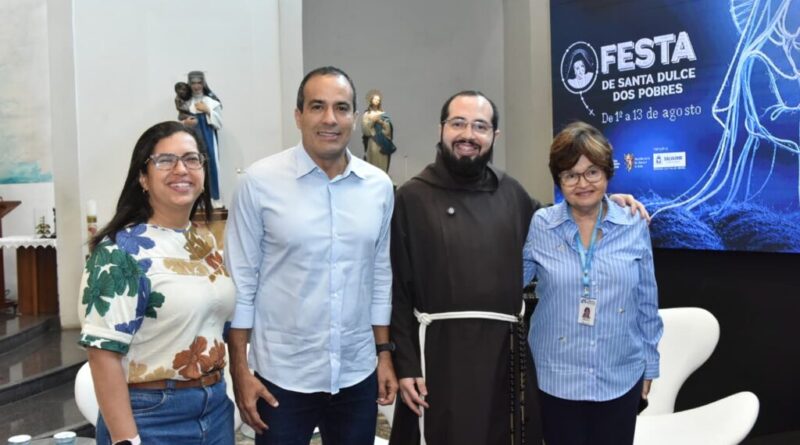 Prefeitura apresenta programação da Festa de Santa Dulce dos Pobres e anuncia novos projetos para fortalecer parceria