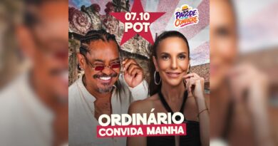 Ivete Sangalo confirma participação no Pagode do Compadre, em Salvador